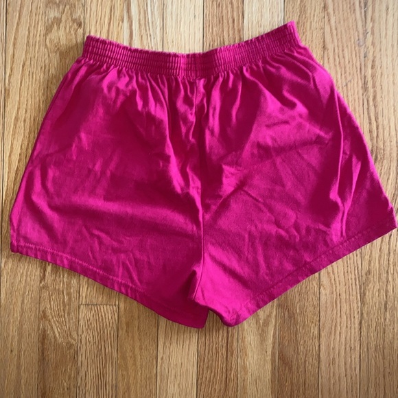 Hot Pink Magenta Running Shorts Elastic Waist Soffee XL - Picture 3 of 3